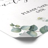 Poster Enseigne élégante de désinfectant pour les mains à (Coin)