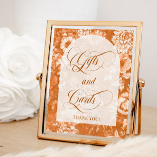 Poster Enseigne en terre cuite Cadeaux et Cartes