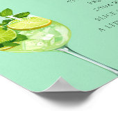 Poster Enseigne Hugo Spritz Boisson Signature Couple Show (Coin)