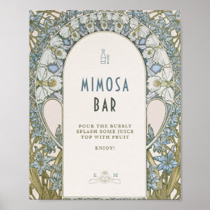 Poster Enseigne Mimosa Vintage 1920