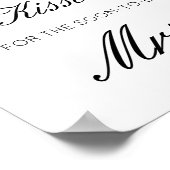 Poster Enseigne modifiable Devinez combien de baisers pou (Coin)