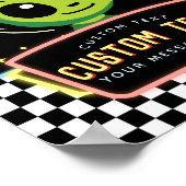 Poster Enseigne personnalisée NeonGalaxy Espace Alien pou (Coin)