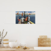 Poster Enseignement des recrues Semaphore Signal - US Nav (Cuisine)