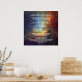 Poster Enseignement par Kahlil Gibran (Cuisine)