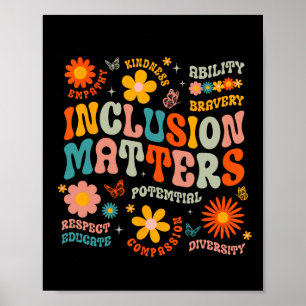 Poster Enseignement spécial Problèmes d'inclusion des ens