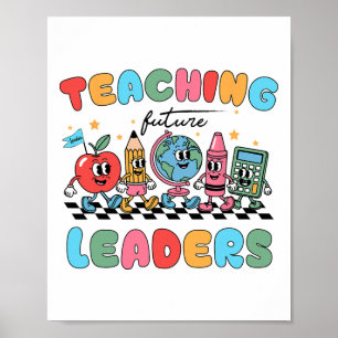 Poster Enseigner aux futurs leaders le retour à l'école G