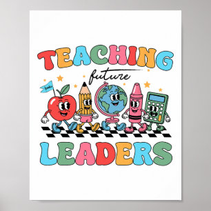 Poster Enseigner aux futurs leaders le retour à l'école G