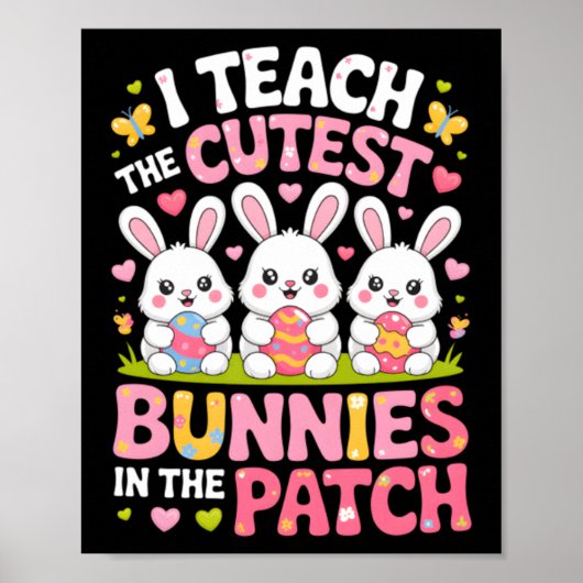Poster Enseigner aux lapins les plus mignons de la parcel (Devant)