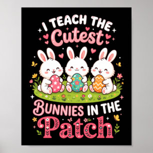 Poster Enseigner aux lapins les plus mignons de la parcel