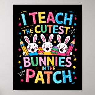 Poster Enseigner aux lapins les plus mignons de la parcel