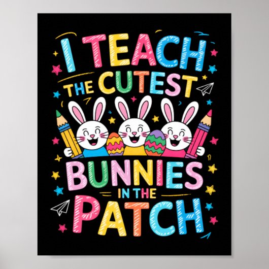 Poster Enseigner aux lapins les plus mignons de la parcel (Devant)