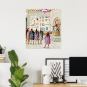 Poster Enseigner la lecture des manuscrits (Bureau à domicile)