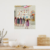 Poster Enseigner la lecture des manuscrits (Cuisine)