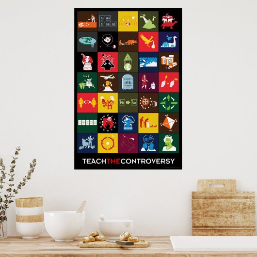 Poster Enseigner l'affiche de la controverse (Cuisine)