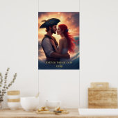 Poster Ensemble à travers chaque tempête Romantique Pirat (Cuisine)