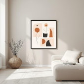 Poster Ensemble d'art géométrique féminin V