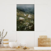 Poster Ensemble d'art mural de ferme de 8 impressions, Co (Cuisine)