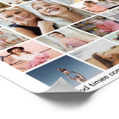 Poster Ensemble de 50 carreaux photo personnalisés en mos (Coin)