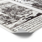 Poster Ensemble de cartes de jeu représentant la satire (Coin)