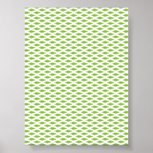 Poster Ensemble de dossiers verts botaniques (Devant)