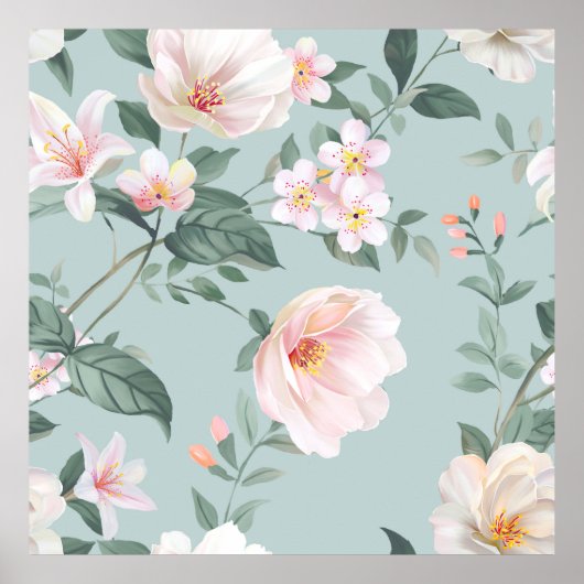 Poster ensemble de haute qualité de divers flux aquarelle (Devant)