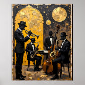 Poster Ensemble de Jazz de Minuit (Devant)