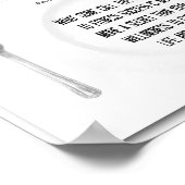 Poster Ensemble de tables pour la réussite de la conditio (Coin)