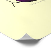 Poster Ensemble de tambours - violet (Coin)