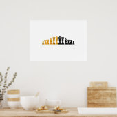 Poster Ensemble d'échecs (Cuisine)