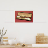 Poster Ensemble d'écriture donné à sa femme, Eveline Hans (Cuisine)