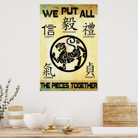 Poster Ensemble des Arts Martiaux (Cuisine)