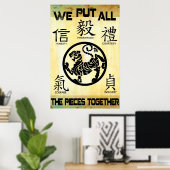 Poster Ensemble des Arts Martiaux (Bureau à domicile)