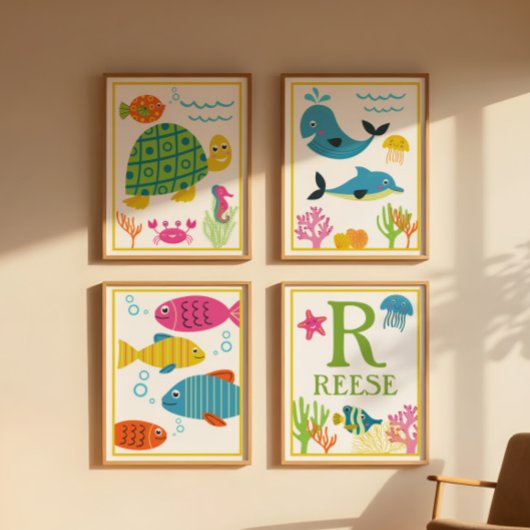 Poster Ensemble d'impression d'art personnalisé de créatu
