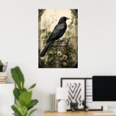 Poster Ensemble d'impressions d'animaux de la forêt Boho, (Bureau à domicile)
