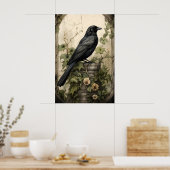 Poster Ensemble d'impressions d'animaux de la forêt Boho, (Cuisine)