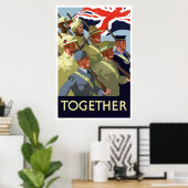 Poster Ensemble — Empire britannique 2ÈME GUERRE MONDIALE (Bureau à domicile)
