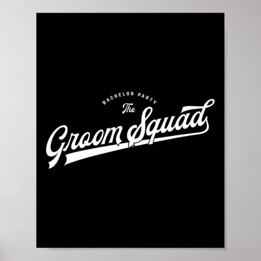 Poster Ensemble enterrement de vie de garçon style baseba (Devant)