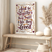 Poster Ensemble, ils ont construit une vie qu'ils ont aim