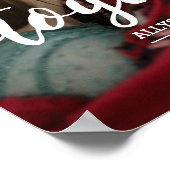 Poster Ensemble Lettré main Modèle photo de typographie (Coin)