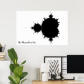 Poster Ensemble Mandelbrot (Bureau à domicile)