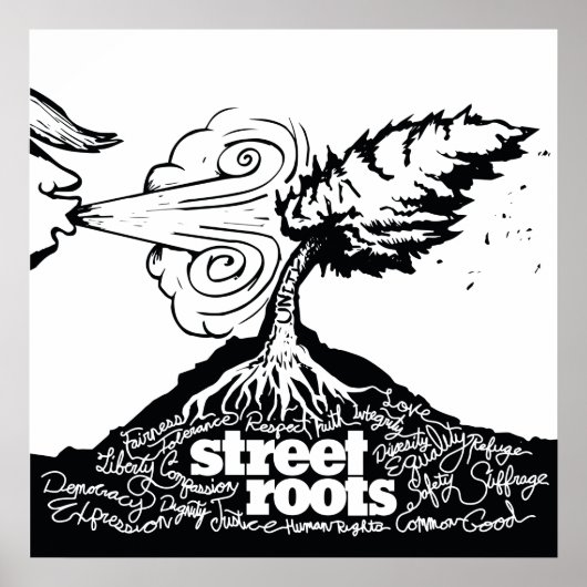 Poster Ensemble, nous allons traverser n'importe quelle t (Devant)