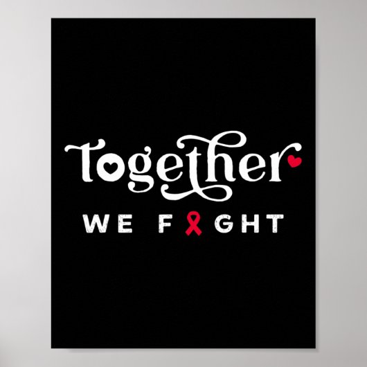 Poster Ensemble, nous combattons le comité de sensibilisa (Devant)