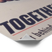 Poster Ensemble nous gagnons (Coin)