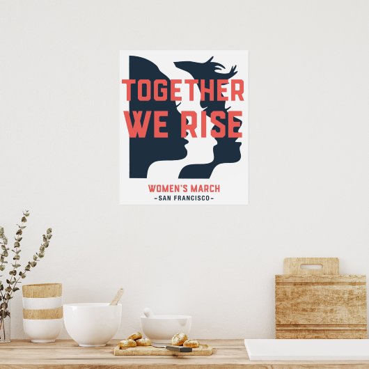 Poster Ensemble, nous levons l'affiche WMSF LARGE (Cuisine)