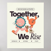 Poster Ensemble, nous nous élevons – Sororité et autonomi (Devant)