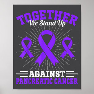 Poster Ensemble, nous nous levons contre le cancer du pan