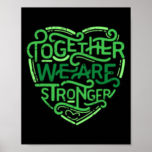 Poster Ensemble nous sommes plus forts Sensibilisation à