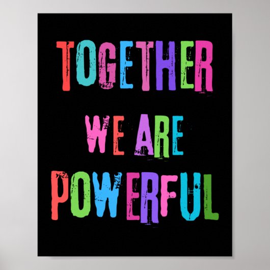 Poster Ensemble, Nous Sommes Puissants (Devant)