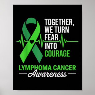 Poster Ensemble, Nous Transformons La Peur En Courage Lym