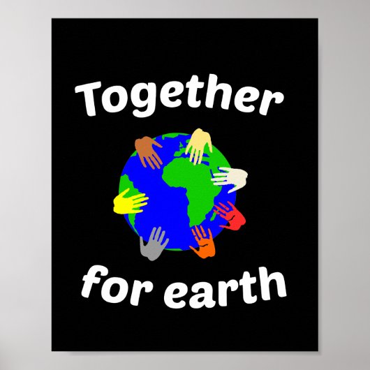 Poster Ensemble pour la terre (Devant)